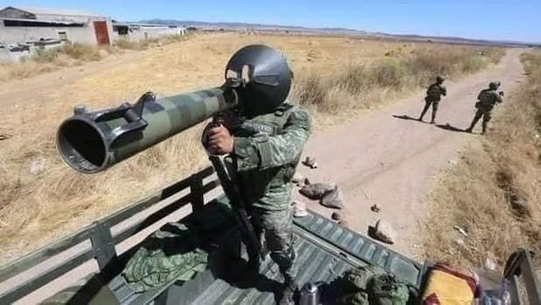 Autorizan al Ejército Mexicano hacer uso de lanza cohetes en Zacatecas contra el narco