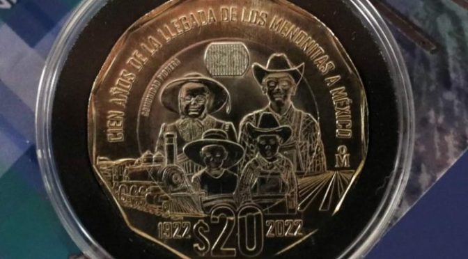 Presenta BANXICO nueva moneda conmemorativa de $20 pesos
