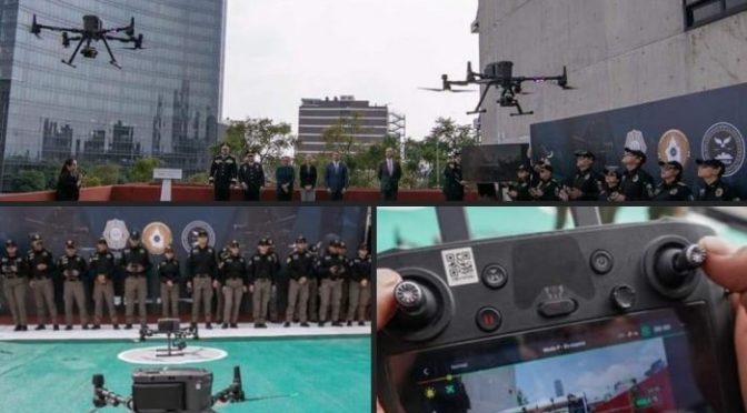 Drones patrullarán la CDMX para inhibir delincuencia