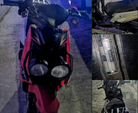 Detienen a menor de edad en Texcoco por posesión de motoneta con reporte de robo vigente