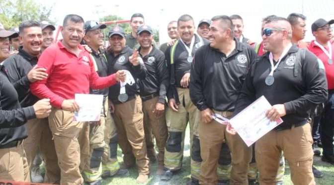 Bomberos y paramédicos de Texcoco participan en la 2da Convivencia Intermunicipal de la Zona Nor-Oriente del Edoméx