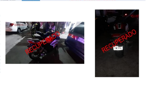 Policías de Texcoco recuperan motocicleta robada en calles céntricas del municipio