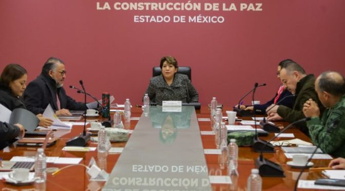 Coordinación entre autoridades, indispensable para consolidar un Edoméx seguro: Delfina Gómez Álvarez