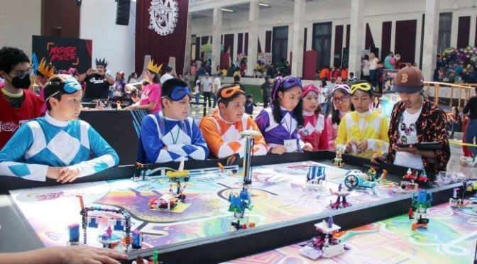Triunfan estudiantes mexiquenses en concurso nacional de robótica «First LEGO Challenge 2023-2024»